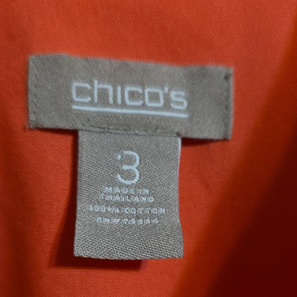 Chico's Casual Button Down Shirt XL(16) - Picture 2 of 7